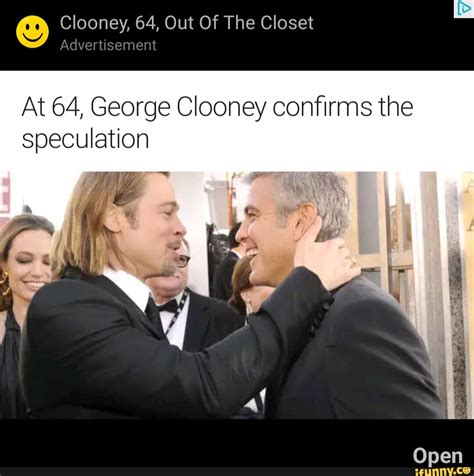 (Photo by Albert L. . Clooney 64 out of the closet